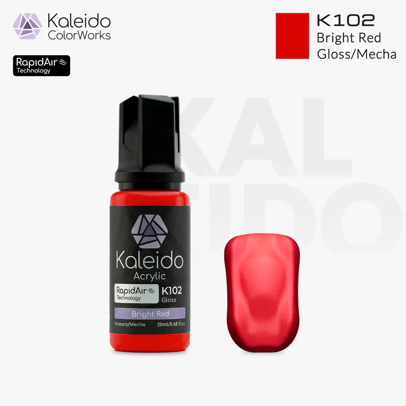Kaleido ColorWorks K102 Bright Red Mecha Colors 20ml - Image 2