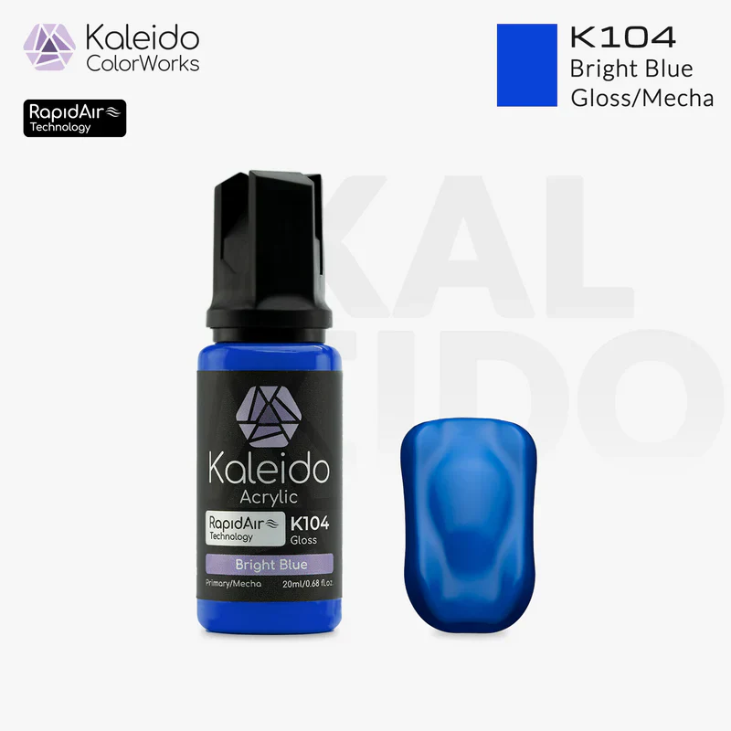 Kaleido ColorWorks K104 Bright Blue Mecha Colors 20ml - Image 2