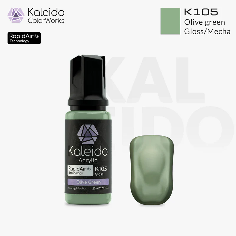 Kaleido ColorWorks K105 Olive Green Mecha Colors 20ml - Image 2