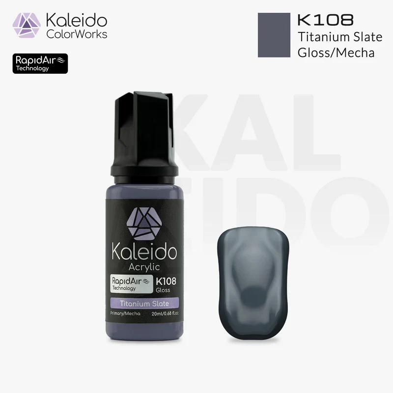 Kaleido ColorWorks K108 Titanium Slate Mecha Colors 20ml - Image 2