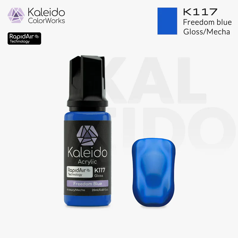 Kaleido ColorWorks K117 Freedom Blue Mecha Colors 20ml - Image 2