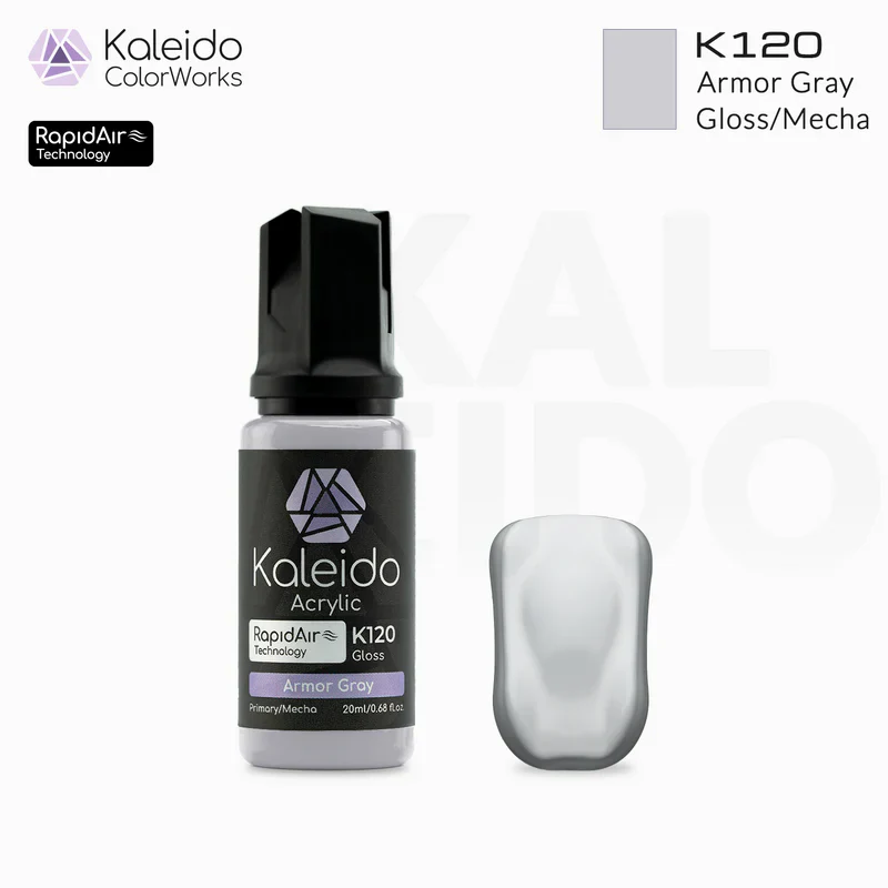 Kaleido ColorWorks K120 Armor Gray Mecha Colors 20ml - Image 2