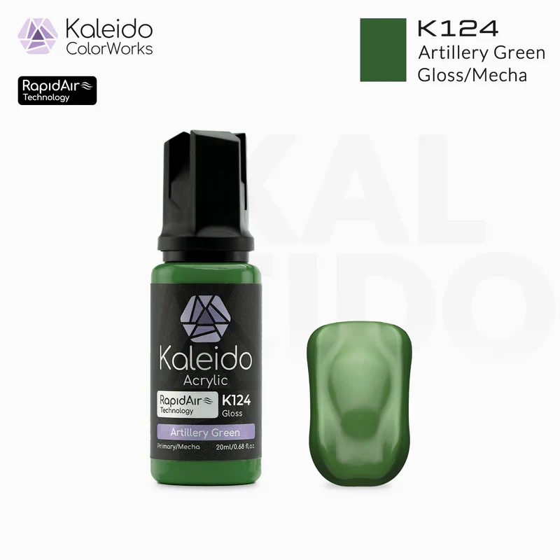Kaleido ColorWorks K124 Artillery Green Mecha Colors 20ml - Image 2