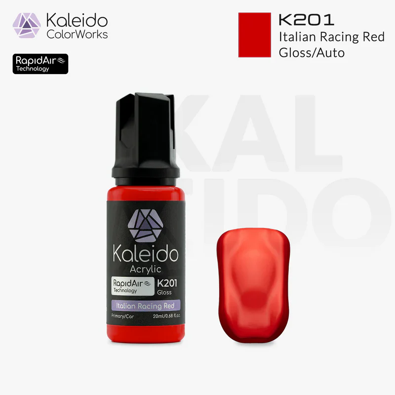 Kaleido ColorWorks K201 Italian Racing Red Auto Colors 20ml - Image 2