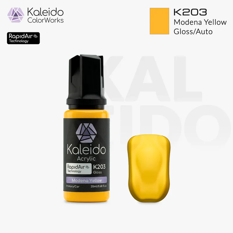 Kaleido ColorWorks K203 Modena Yellow Auto Colors 20ml - Image 2