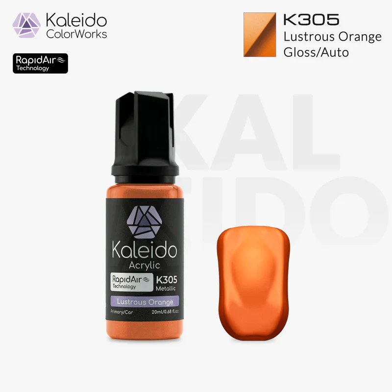 Kaleido ColorWorks K305 Lustrous Orange Auto Colors 20ml - Image 2