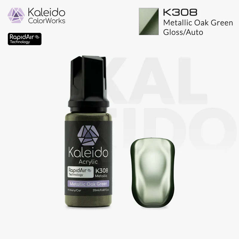 Kaleido ColorWorks K308 Metallic Oak Green Auto Colors 20ml - Image 2