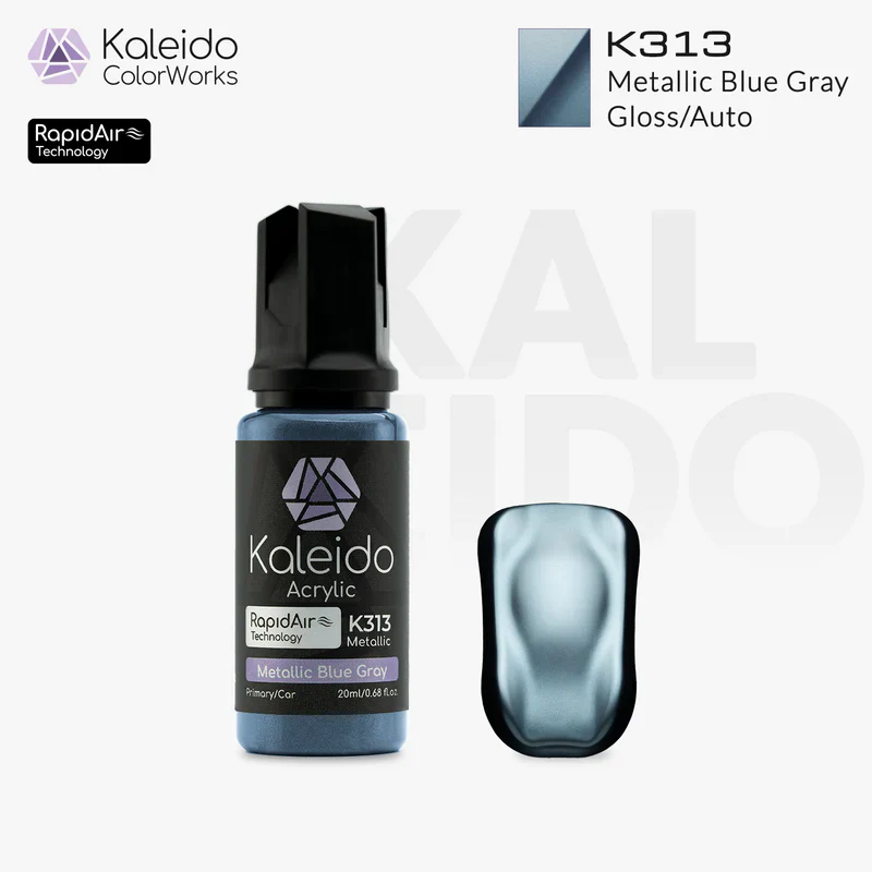 Kaleido ColorWorks K313 Metallic Blue Gray Auto Colors 20ml - Image 2