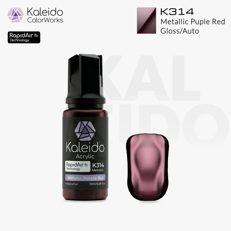 Kaleido ColorWorks K314 Metallic Purple Red Auto Colors 20ml - Image 2