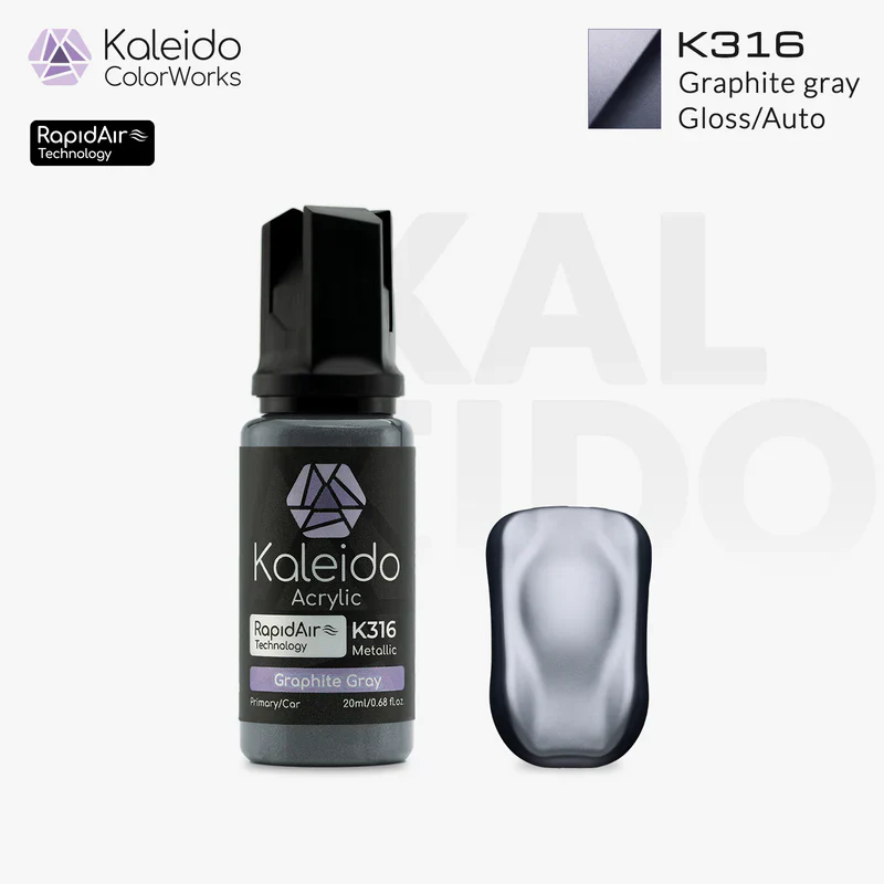 Kaleido ColorWorks K316 Graphite Gray Auto Colors 20ml - Image 2