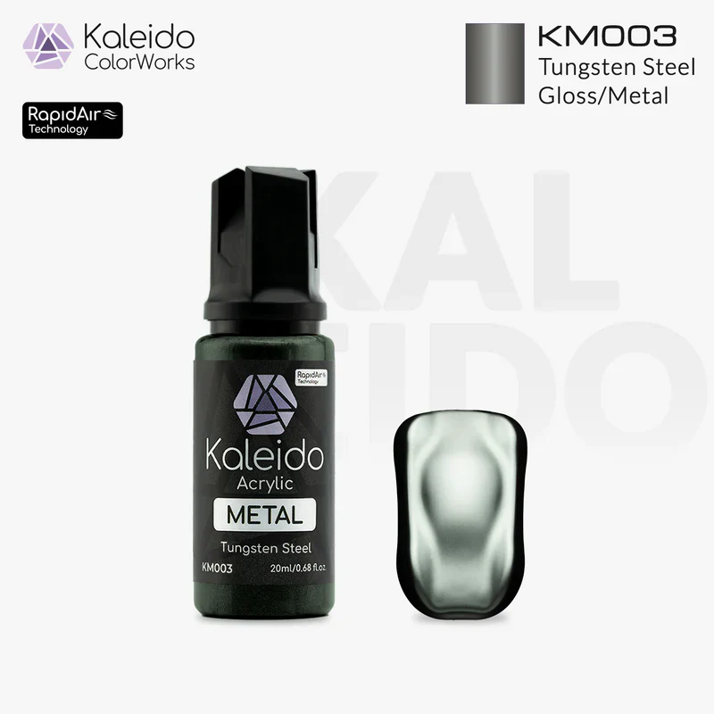 Kaleido ColorWorks KM003 Tungsten Steel Metal Colors 20ml - Image 2