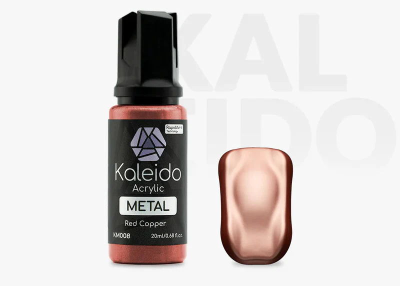 Kaleido ColorWorks KM008 Red Copper Metal Colors 20ml