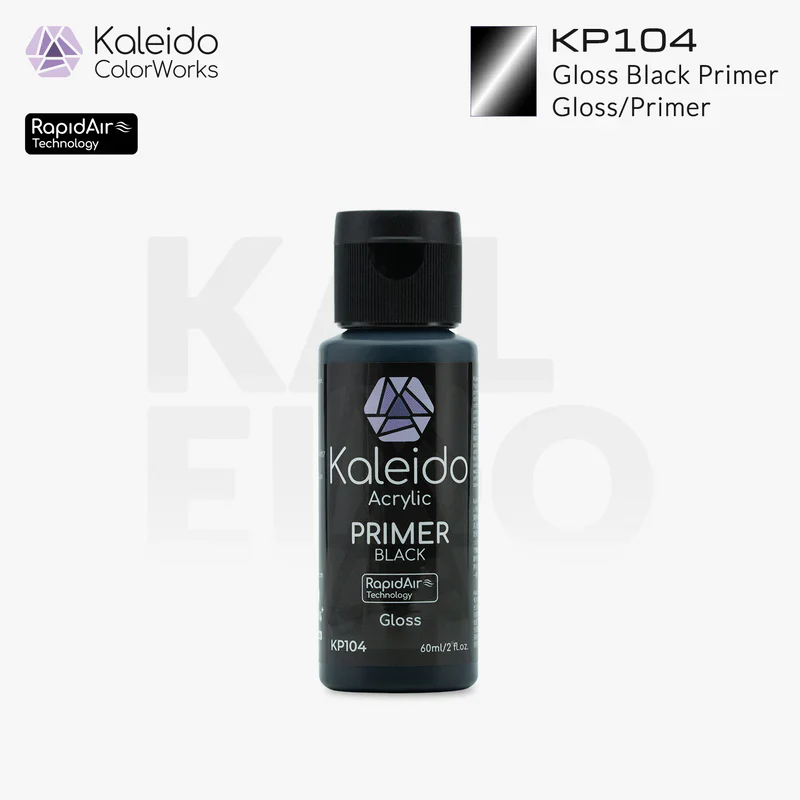 Kaleido ColorWorks KP104 Gloss Black Primer Primers 60ml - Image 2