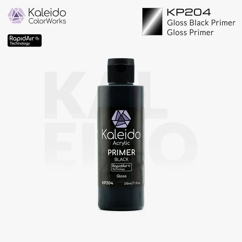 Kaleido ColorWorks KP204 Gloss Black Primer Primers 210ml - Image 2