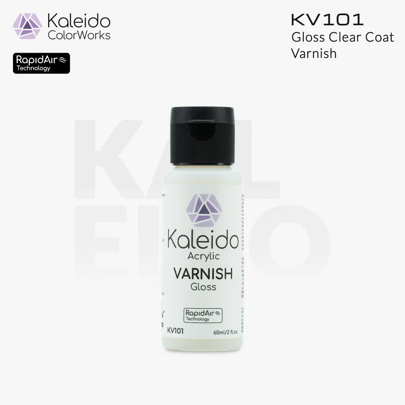 Kaleido ColorWorks KV101 Clear Coat Varnishes 60ml - Image 2