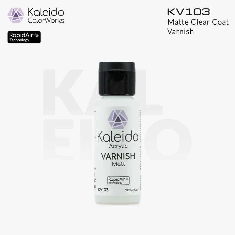 Kaleido ColorWorks KV103 Clear Coat Varnishes 60ml - Image 2