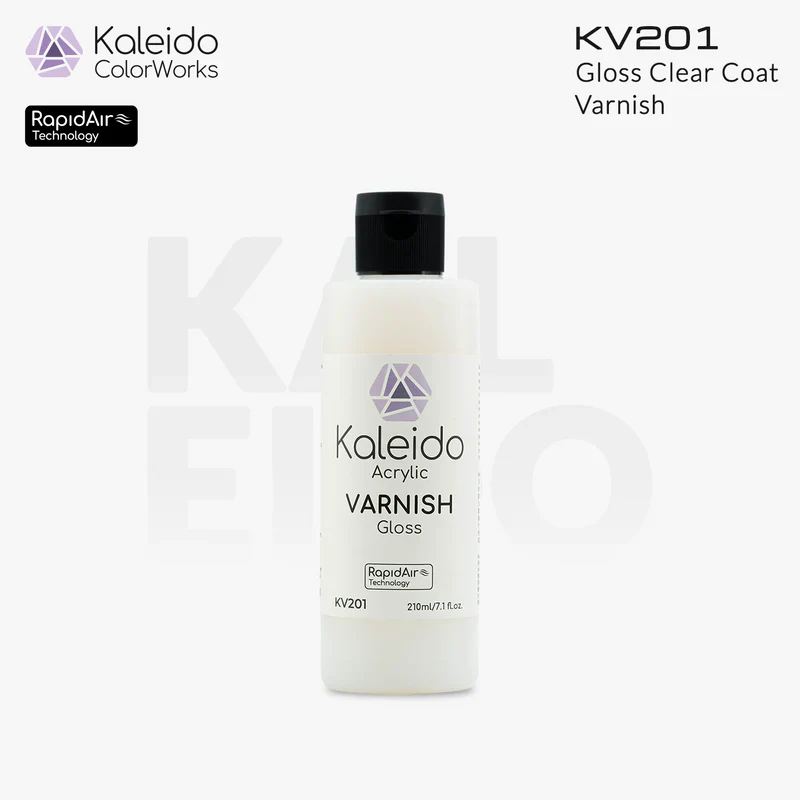 Kaleido ColorWorks KV201 Clear Coat Varnishes 60ml - Image 2