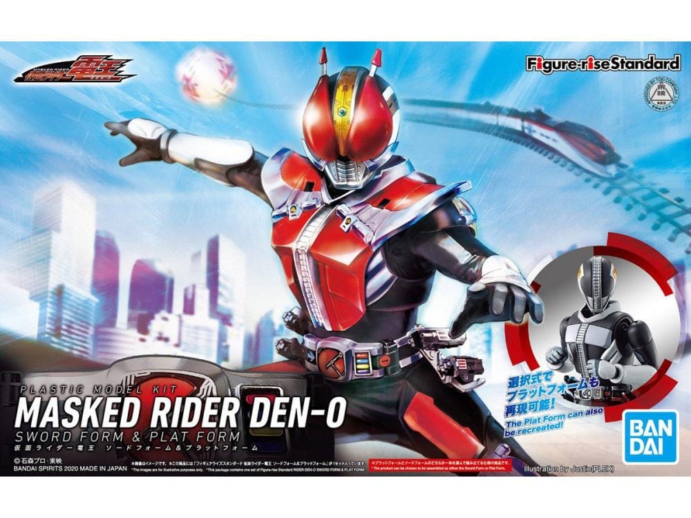 Kamen Rider Figure-rise Standard Kamen Rider Den-O (Sword Form & Plat Form) Model Kit - Image 2