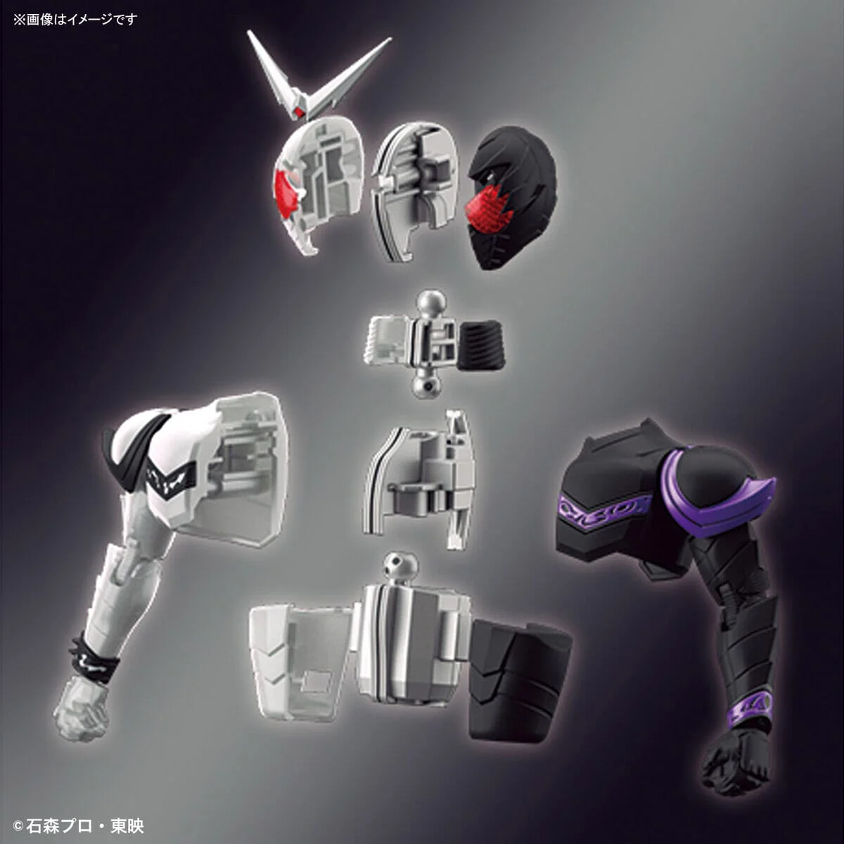 Kamen Rider Figure-rise Standard Kamen Rider Double (Fang Joker Ver.) Model Kit - Image 12