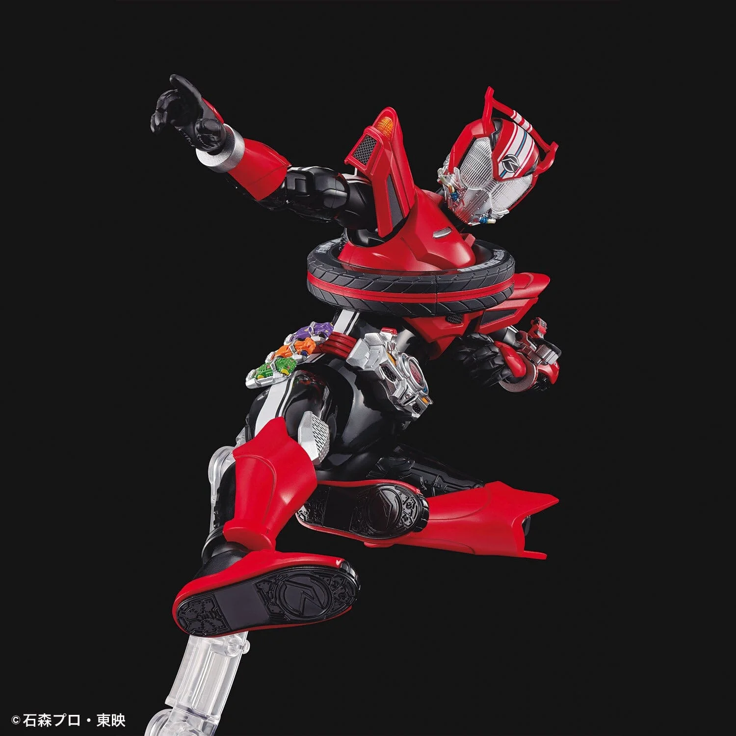 Kamen Rider Figure-rise Standard Kamen Rider Drive (Type Speed Ver.) Model Kit - Image 8