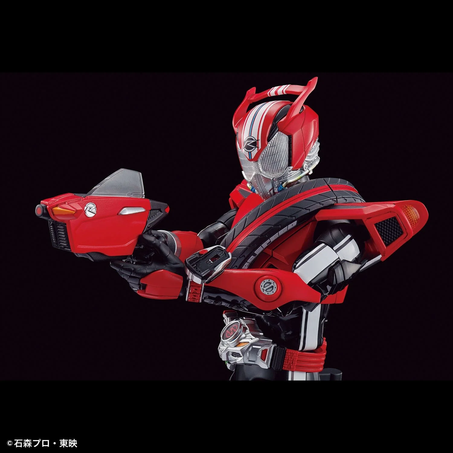 Kamen Rider Figure-rise Standard Kamen Rider Drive (Type Speed Ver.) Model Kit - Image 9