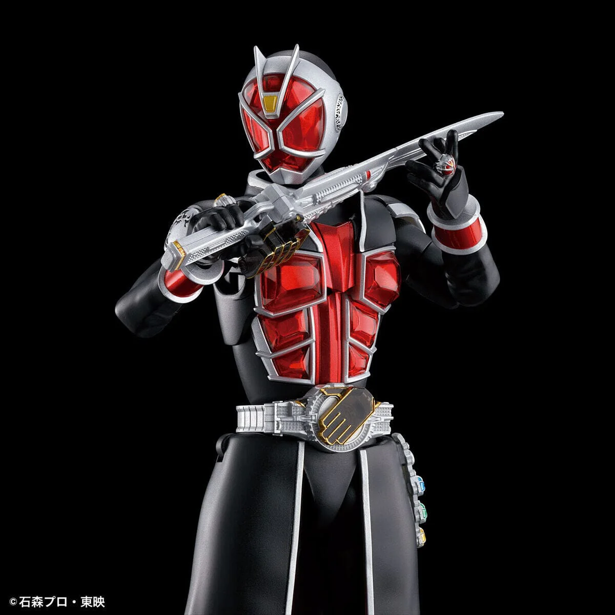 Kamen Rider Figure-rise Standard Kamen Rider Wizard (Flame Style Ver.) Model Kit - Image 10