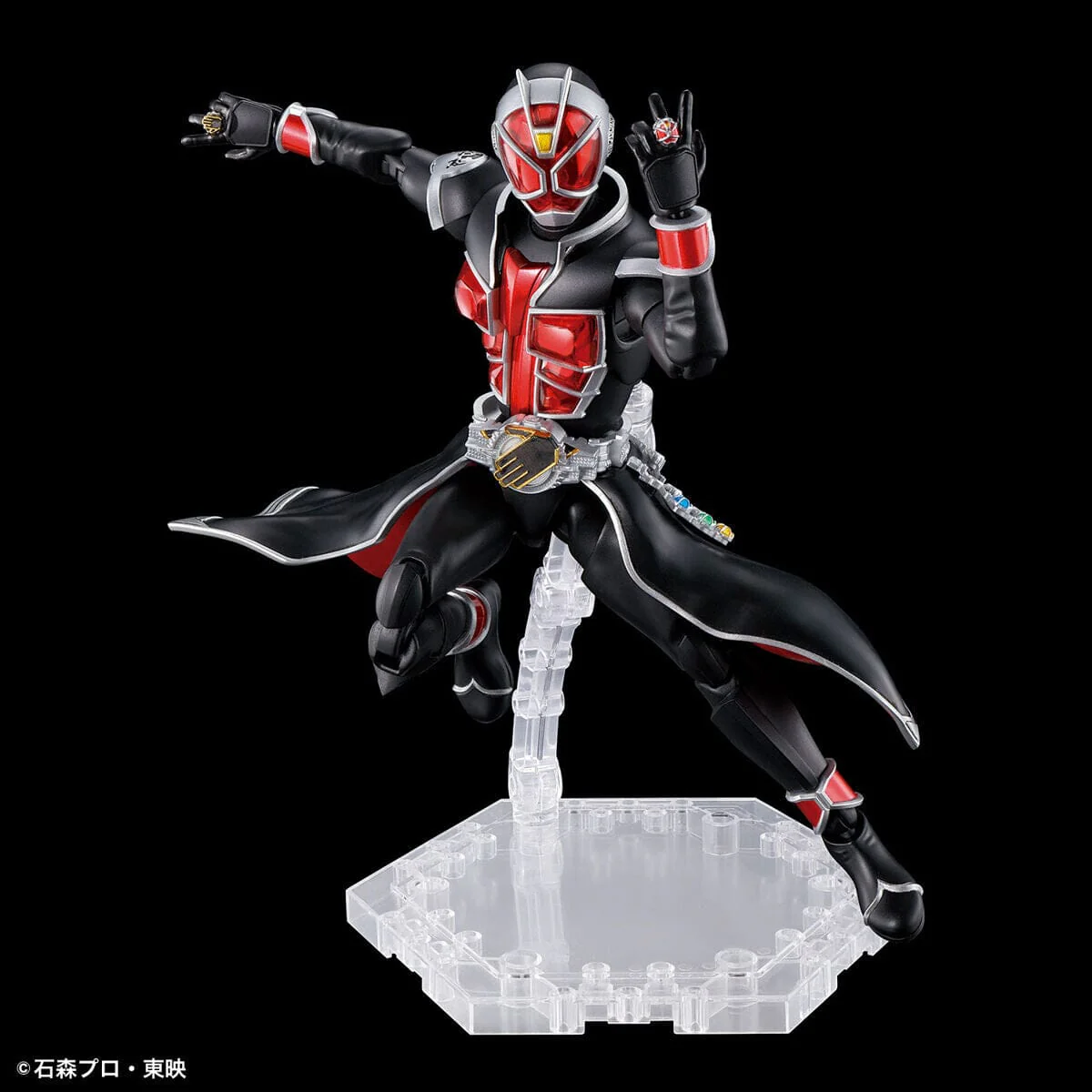 Kamen Rider Figure-rise Standard Kamen Rider Wizard (Flame Style Ver.) Model Kit - Image 6