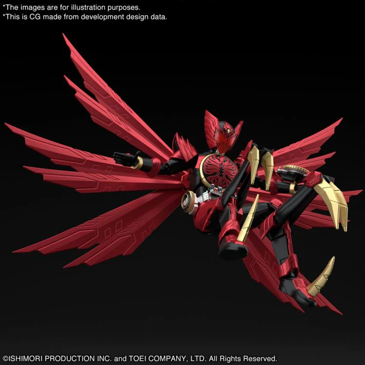 Kamen Rider OOO Figure-rise Standard Kamen Rider OOO (Tajadoru Combo) Model Kit - Image 6