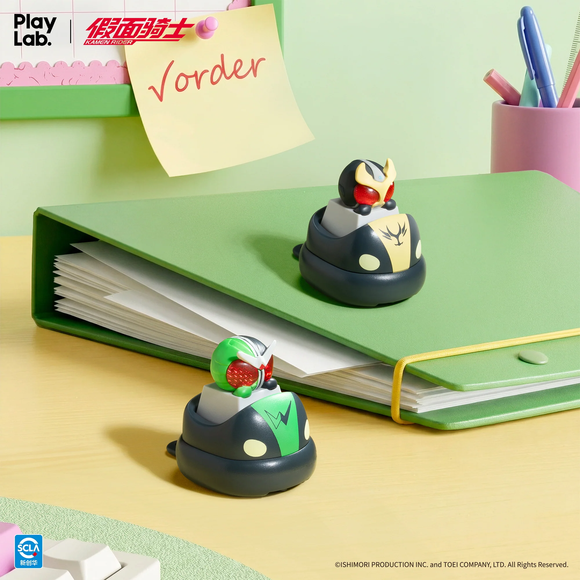 Kamen Riders Bumper Car Key Caps Set (10in1) - Image 10
