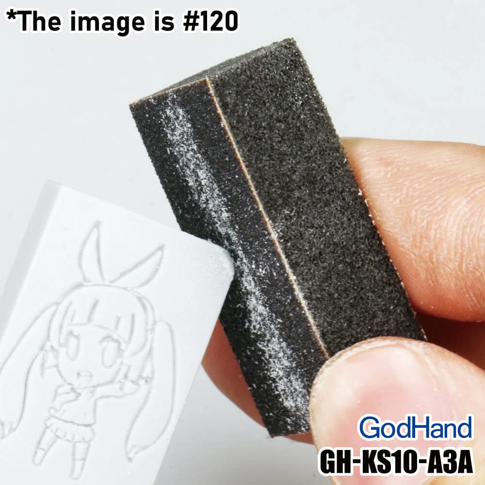Kamiyasu-Sanding Stick 10mm-Assortment Set A (GH-KS10-A3A) - Image 7