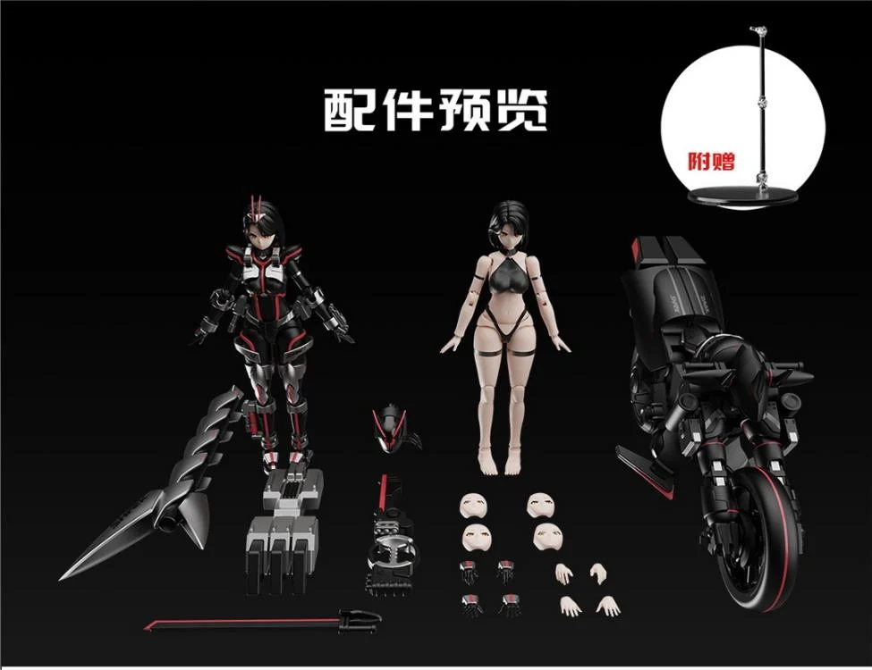 Knight Mecha Girl Series Warrior Goddess Shako Model Kit - Image 8