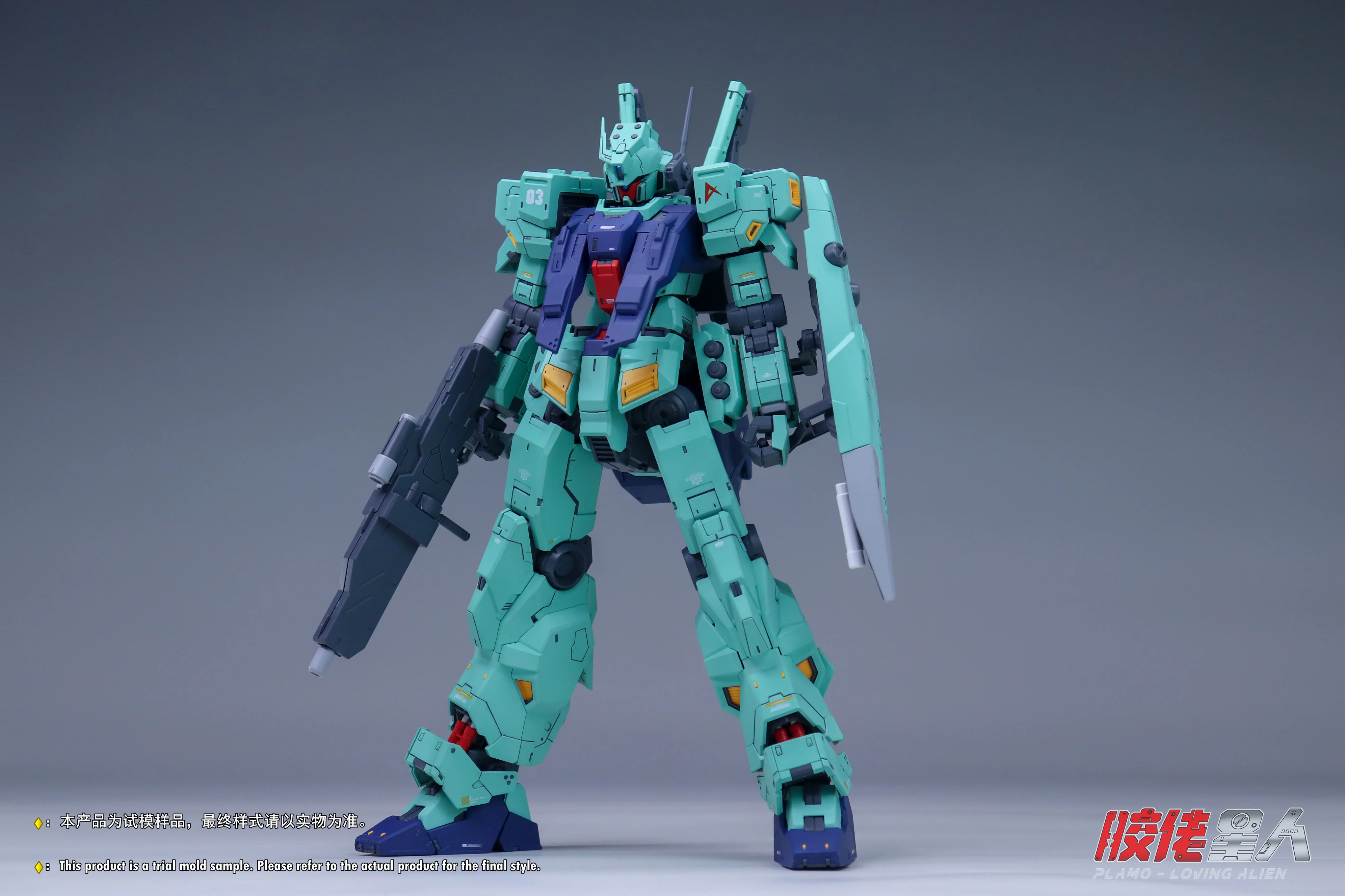LA Jeda (Amuro Ray Custom) 1/100 Scale Model Kit - Image 15