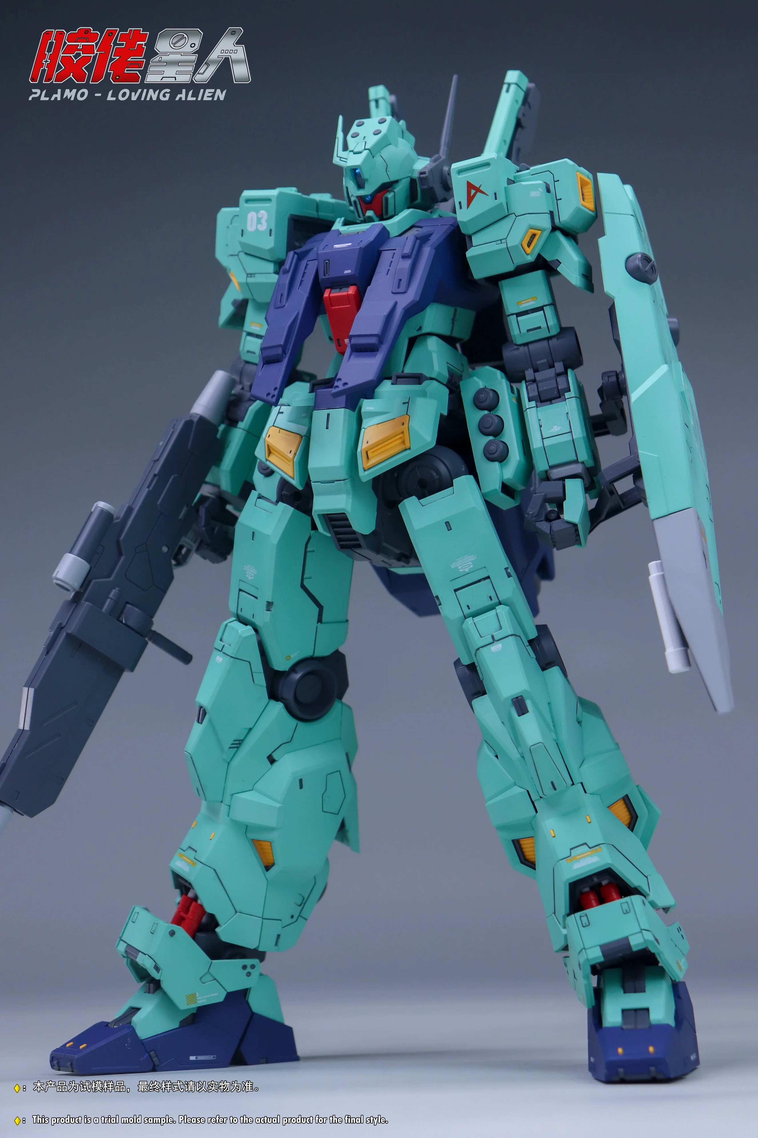 LA Jeda (Amuro Ray Custom) 1/100 Scale Model Kit - Image 2