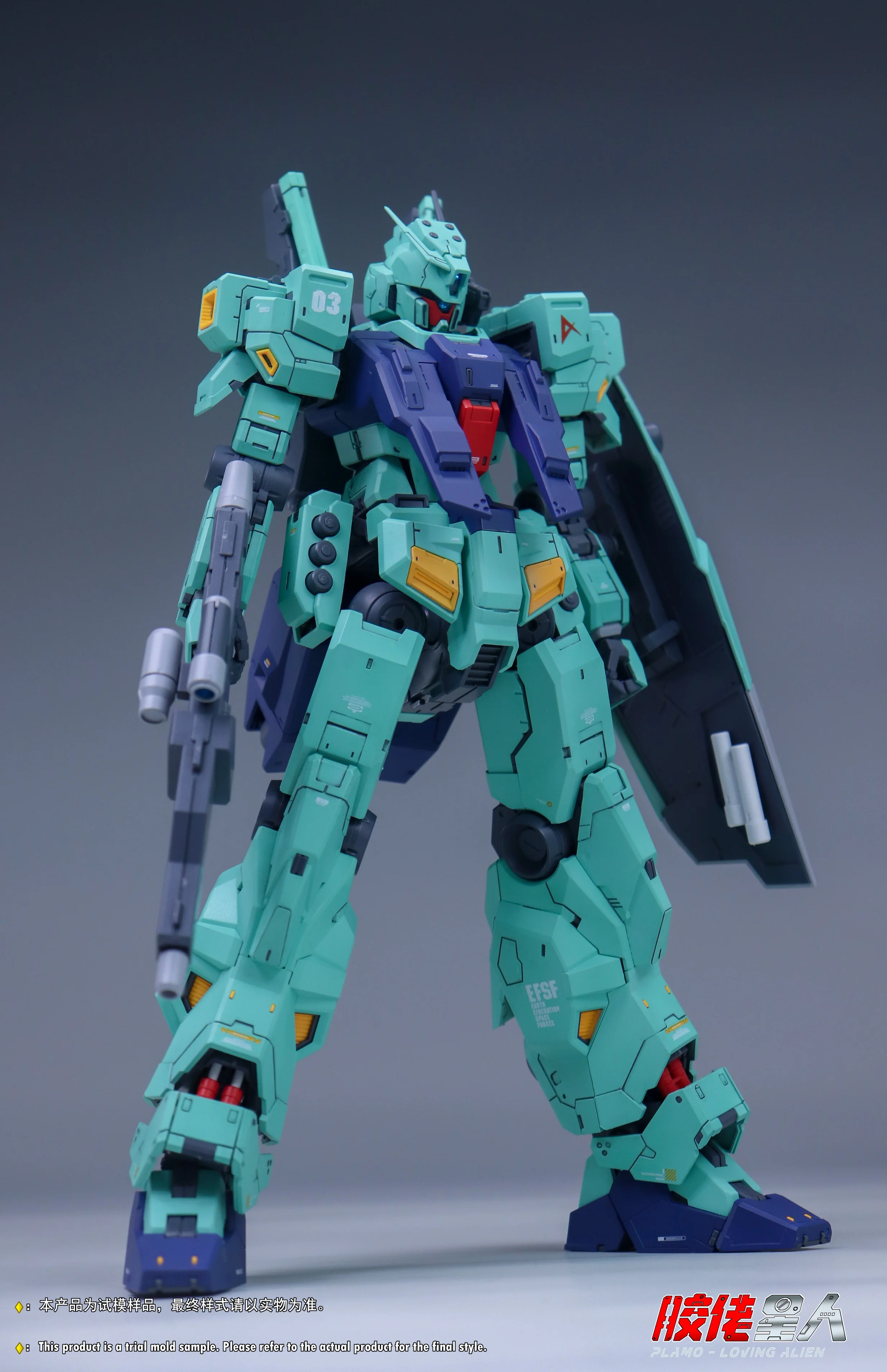 LA Jeda (Amuro Ray Custom) 1/100 Scale Model Kit - Image 3
