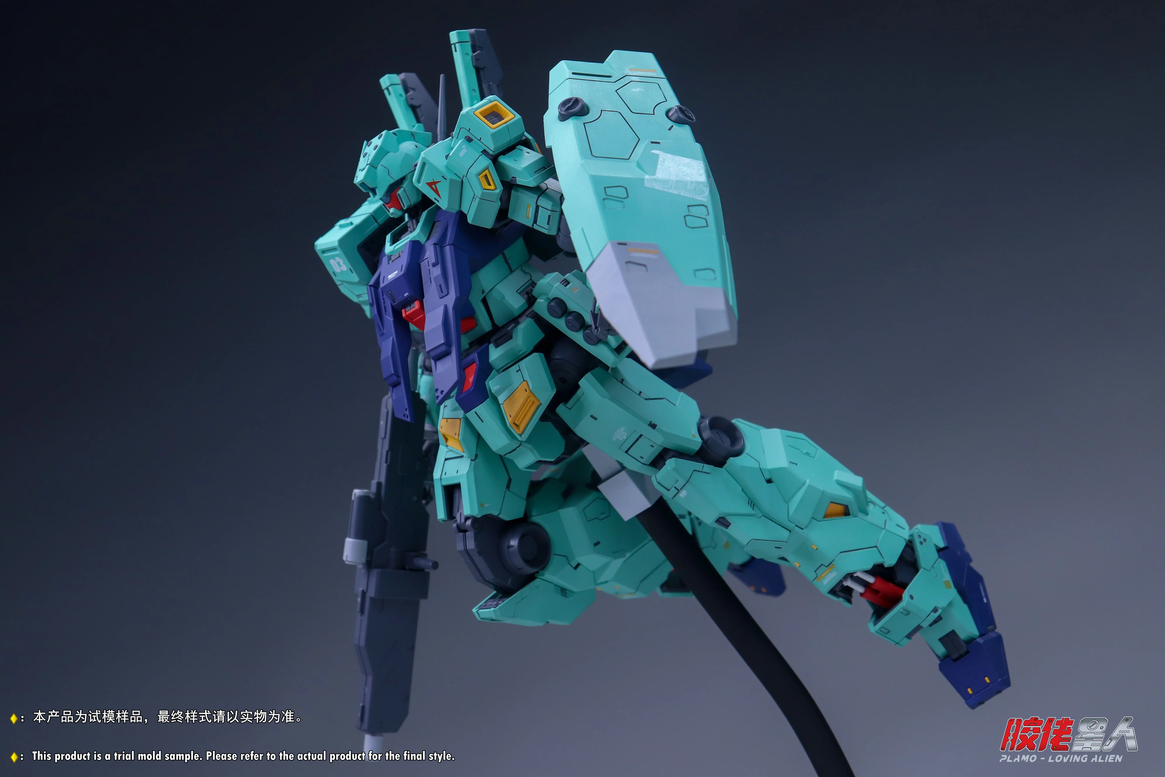 LA Jeda (Amuro Ray Custom) 1/100 Scale Model Kit - Image 8