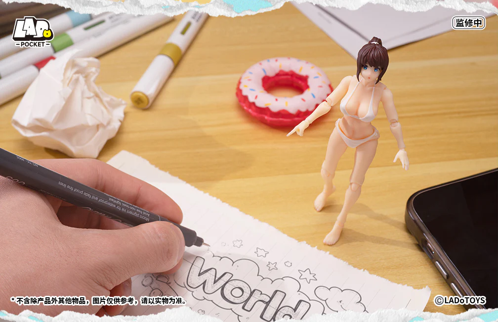 Pocket Girl PG-01 Swimsuit Girl Action Figure - Image 14