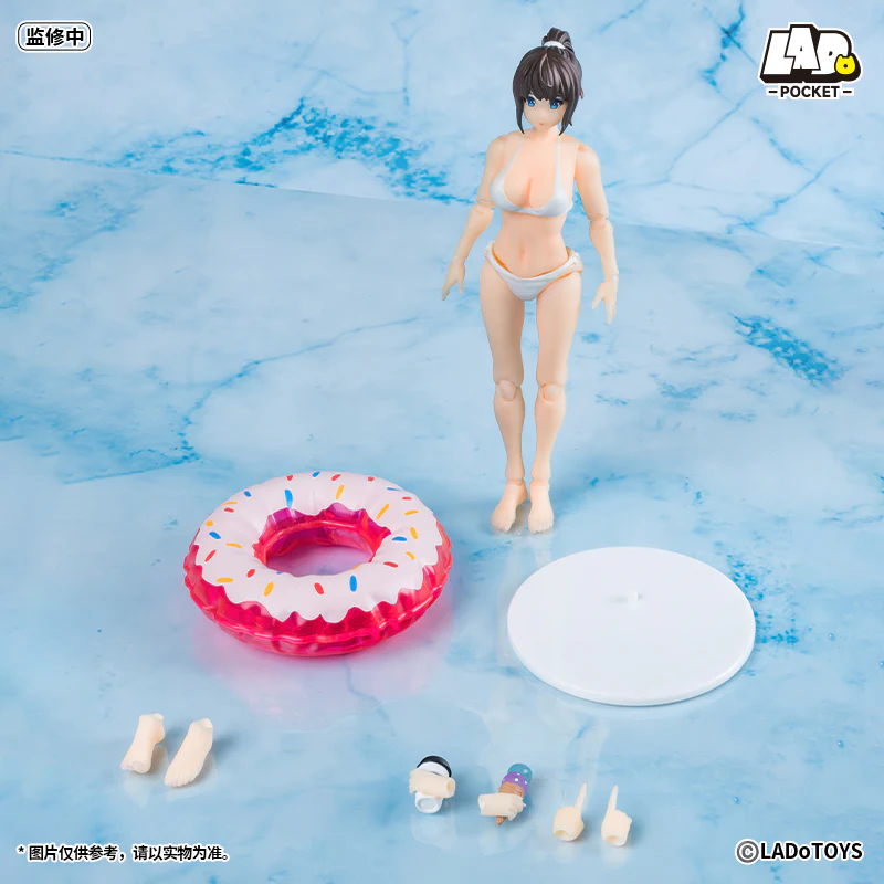 Pocket Girl PG-01 Swimsuit Girl Action Figure - Image 4