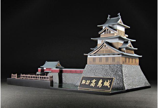 Laid-Back Camp Takashima Castle Model Kit With Rin Shima Figure - Image 4