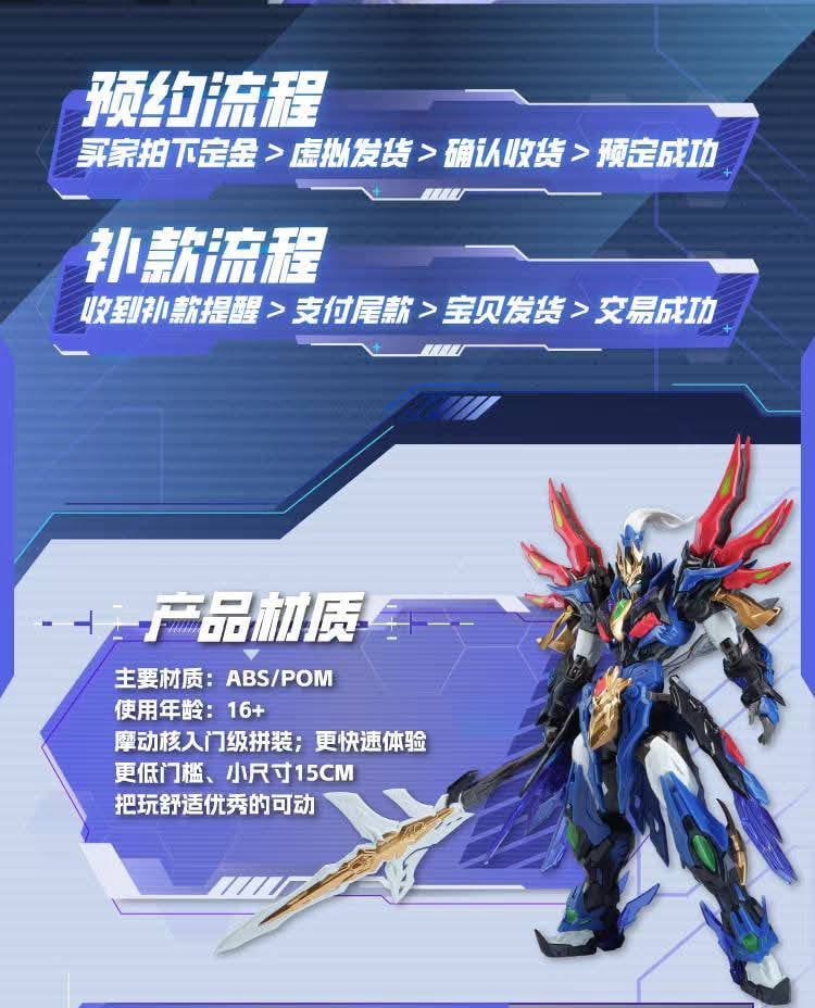 Legend of Star General BV-XH01A Xiang Yu Model Kit - Image 7