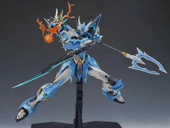 Legend of Star General MNP-XH03 HanLongZi AoBing Blue Dragon 1/72 Scale Model Kit
