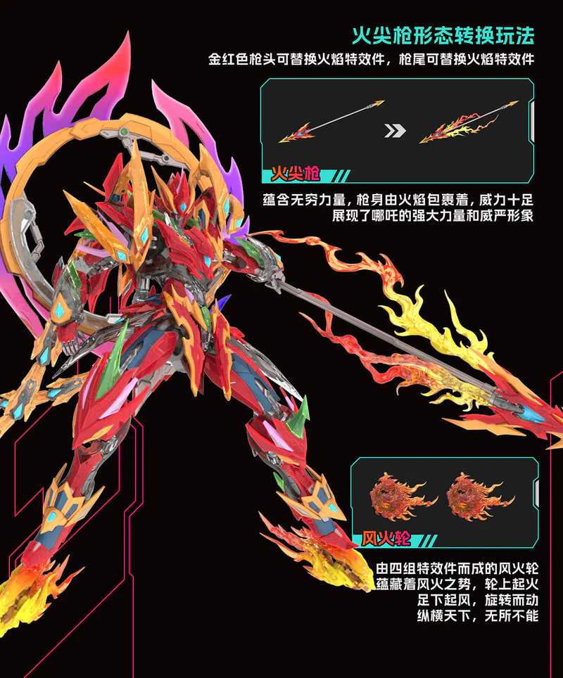 Legend of Star General MNP-XH04T NeZha (Transparent Ver.) Model Kit - Image 10