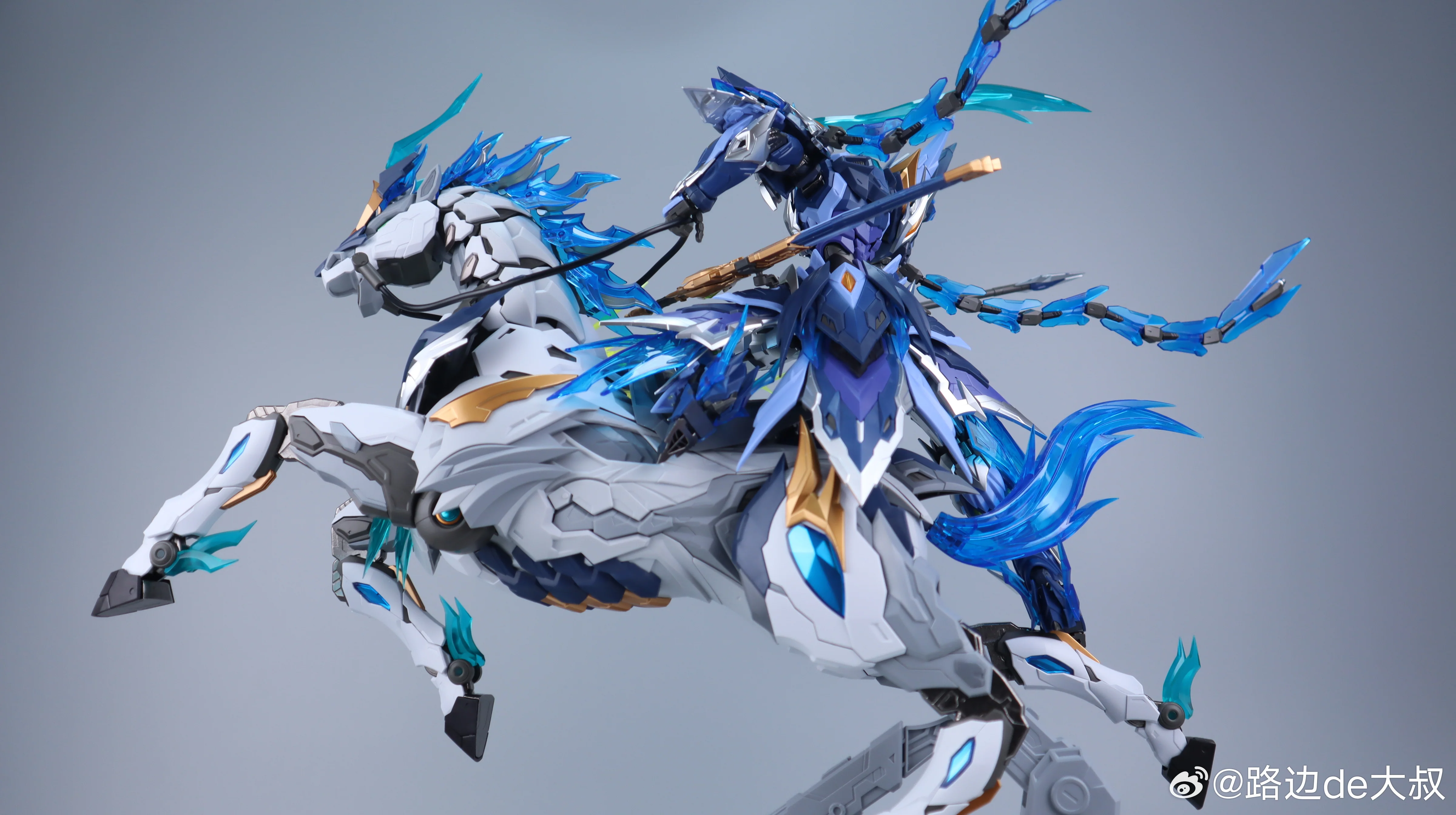Legend of Star General MNP-XH05 Zhao Yun & White Dragon Horse Model Kit - Image 10