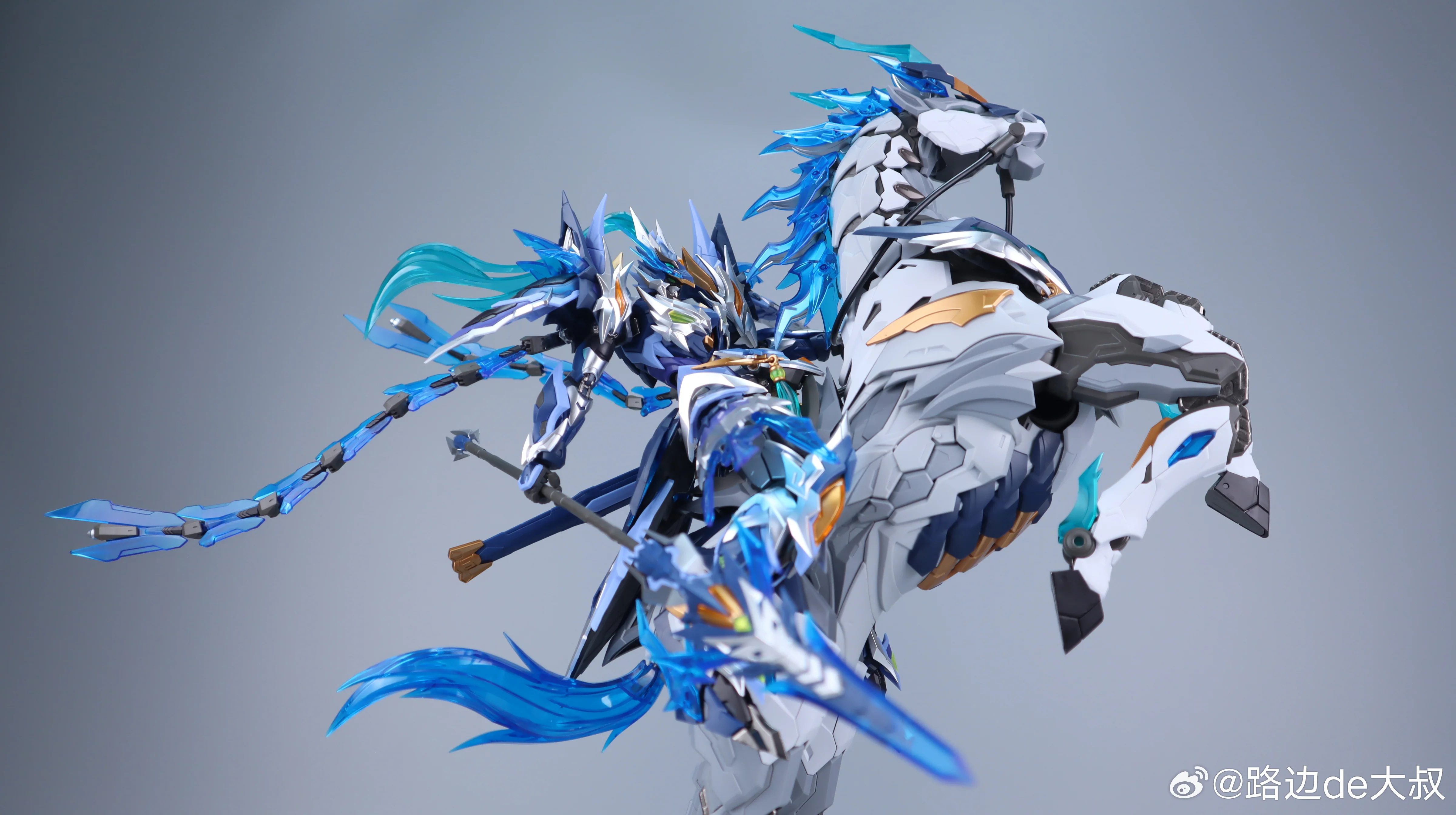 Legend of Star General MNP-XH05 Zhao Yun & White Dragon Horse Model Kit - Image 3