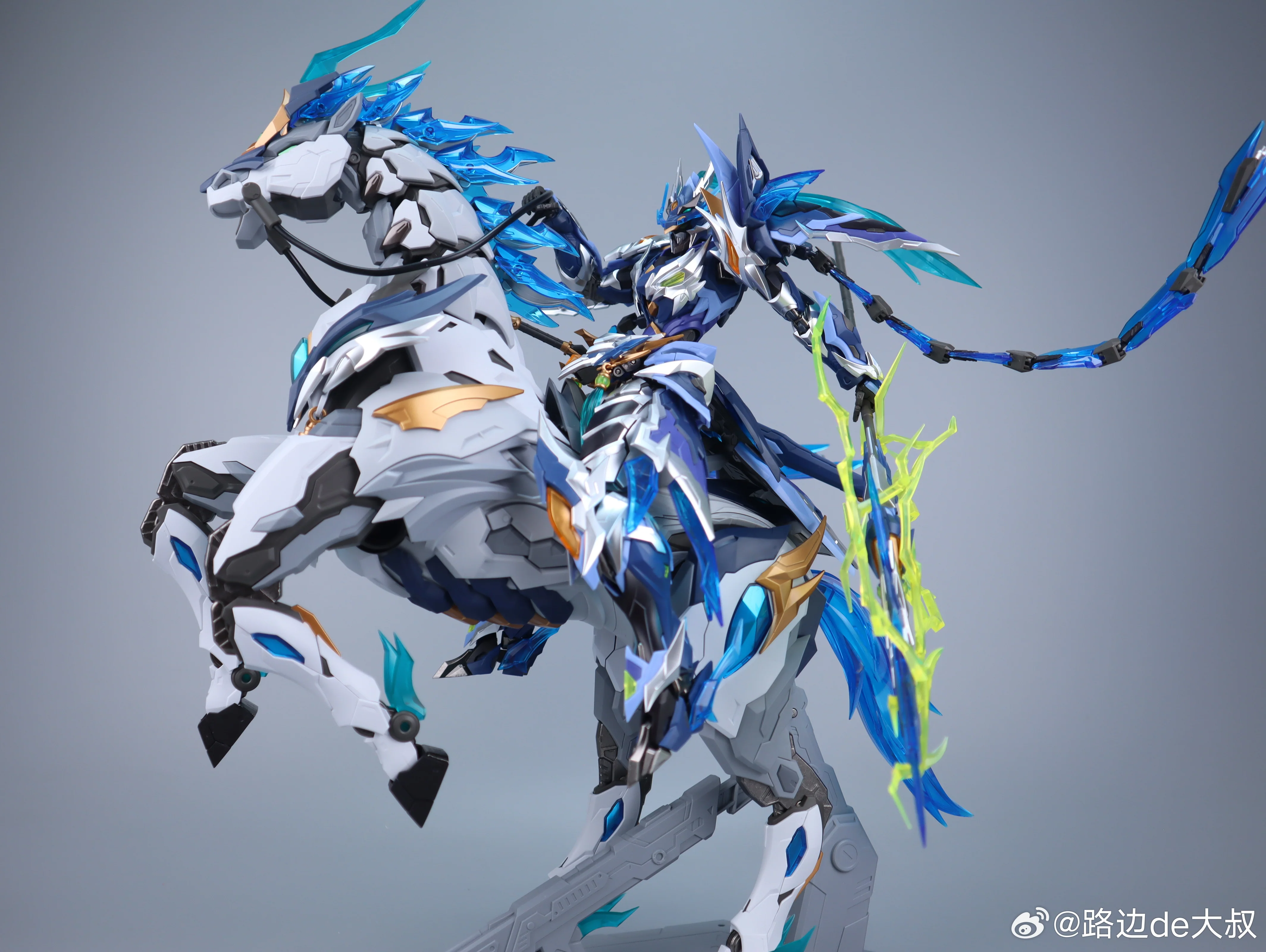 Legend of Star General MNP-XH05 Zhao Yun & White Dragon Horse Model Kit - Image 5