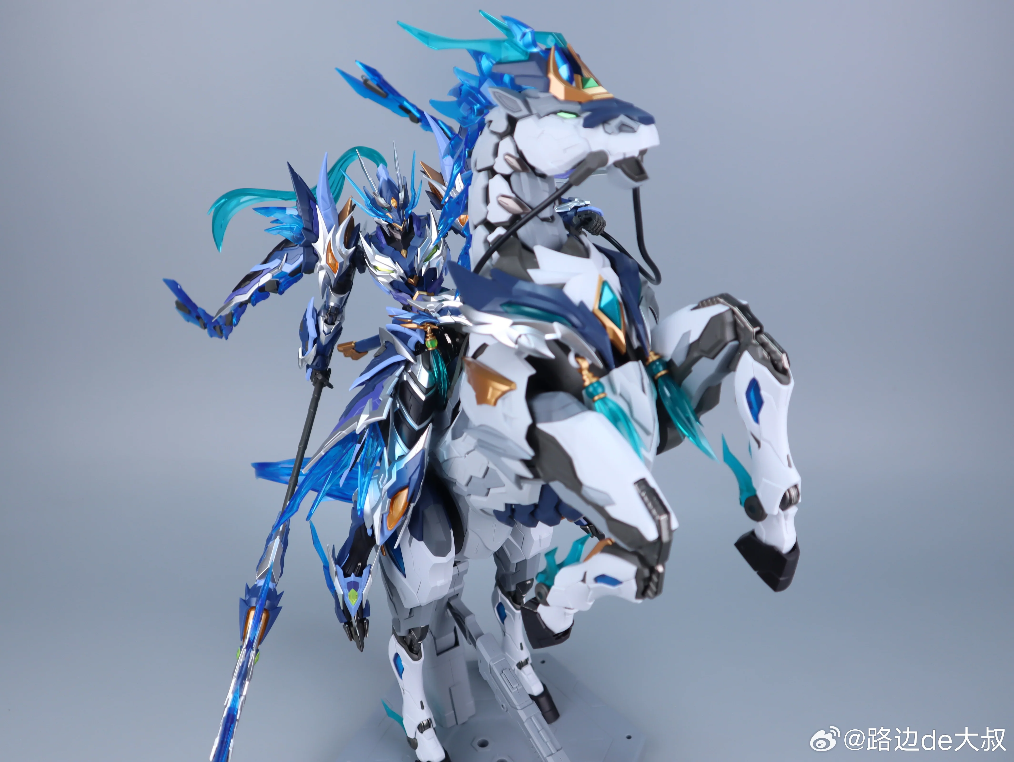 Legend of Star General MNP-XH05 Zhao Yun & White Dragon Horse Model Kit - Image 8