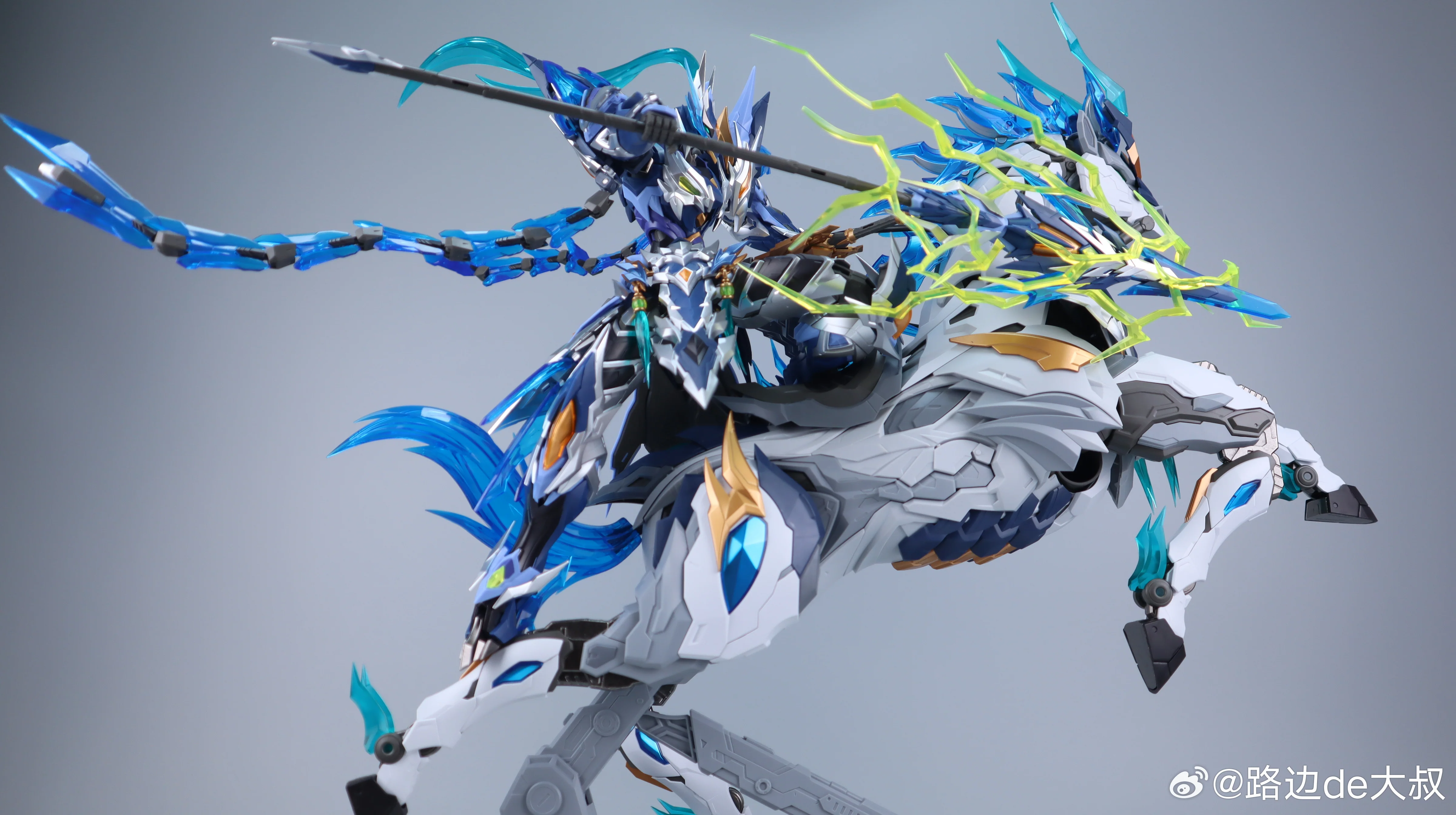 Legend of Star General MNP-XH05 Zhao Yun & White Dragon Horse Model Kit - Image 9