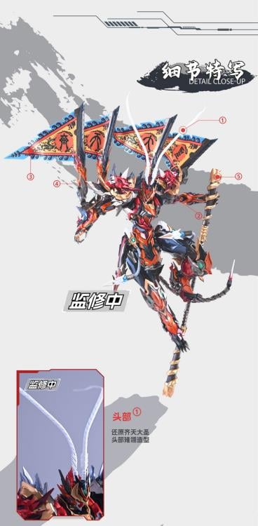 Legend of Star General MNQ-XH08 Sun WuKong The Monkey King 1/72 Scale Figure - Image 12
