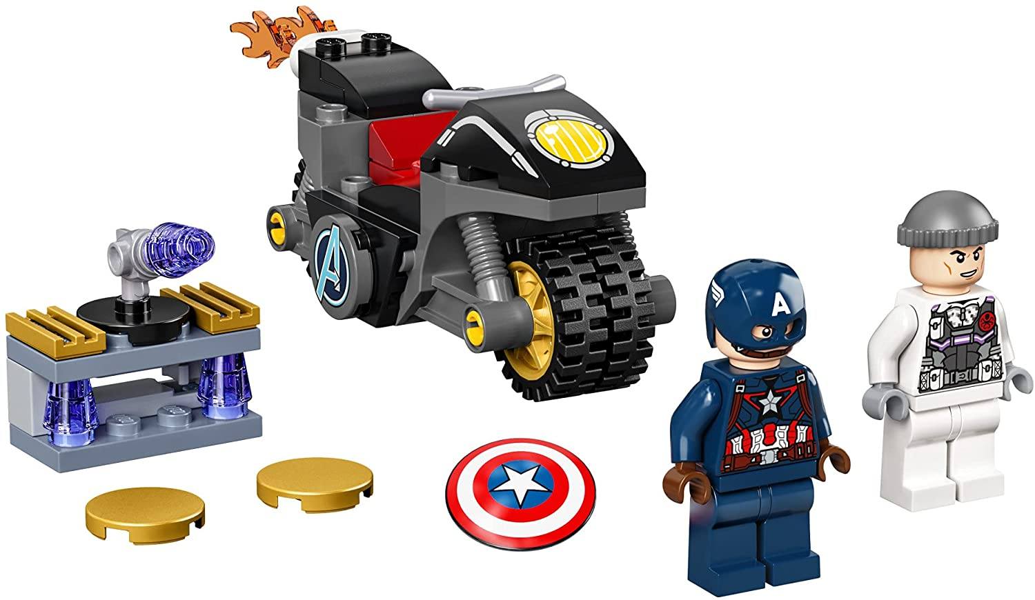 LEGO Marvel Captain America and Hydra Face-Off 76189 Collectible Building Kit; Captain America and Motorcycle Set - Image 2