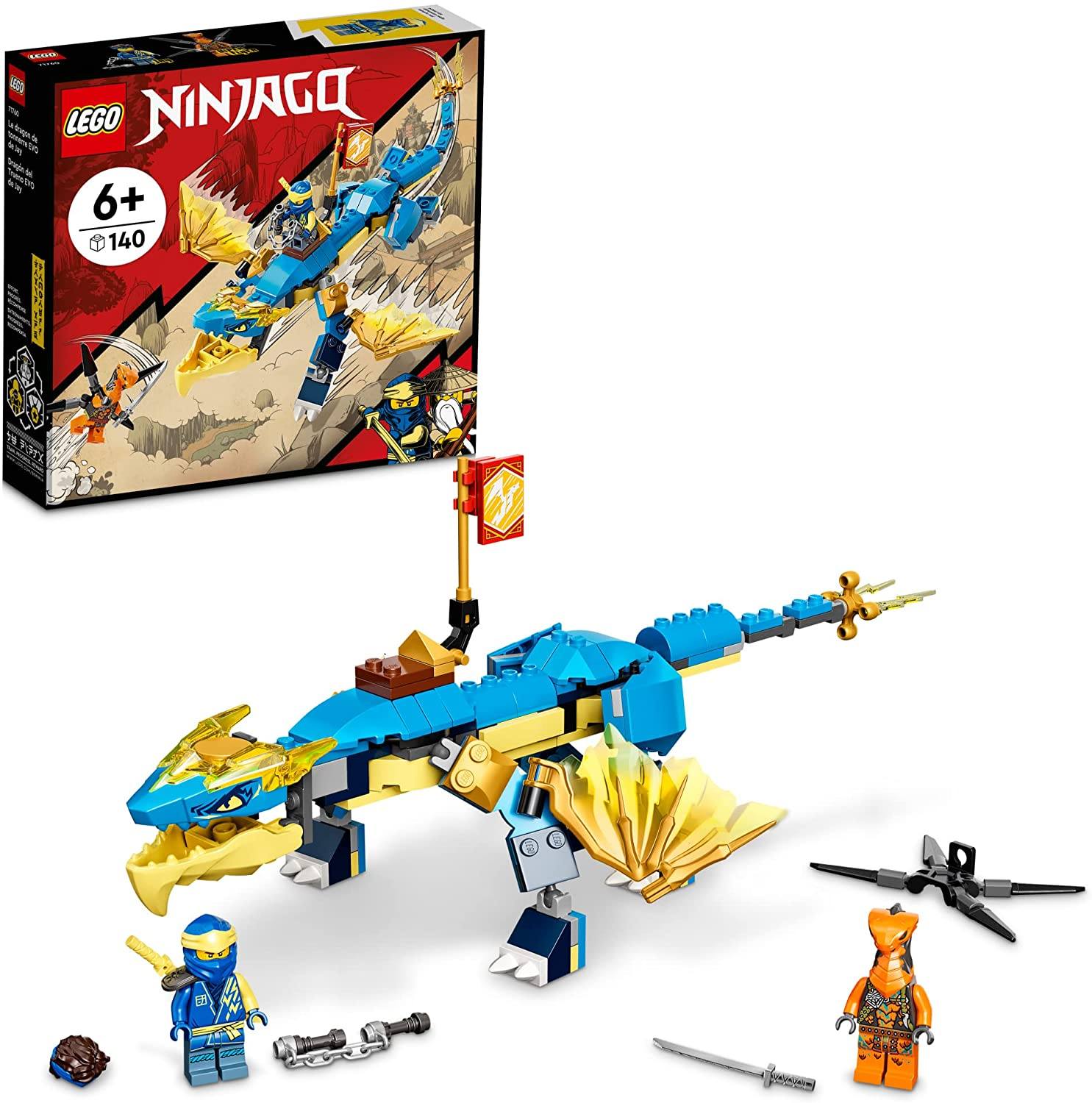 LEGO NINJAGO Jay’s Thunder Dragon EVO 71760 Playset