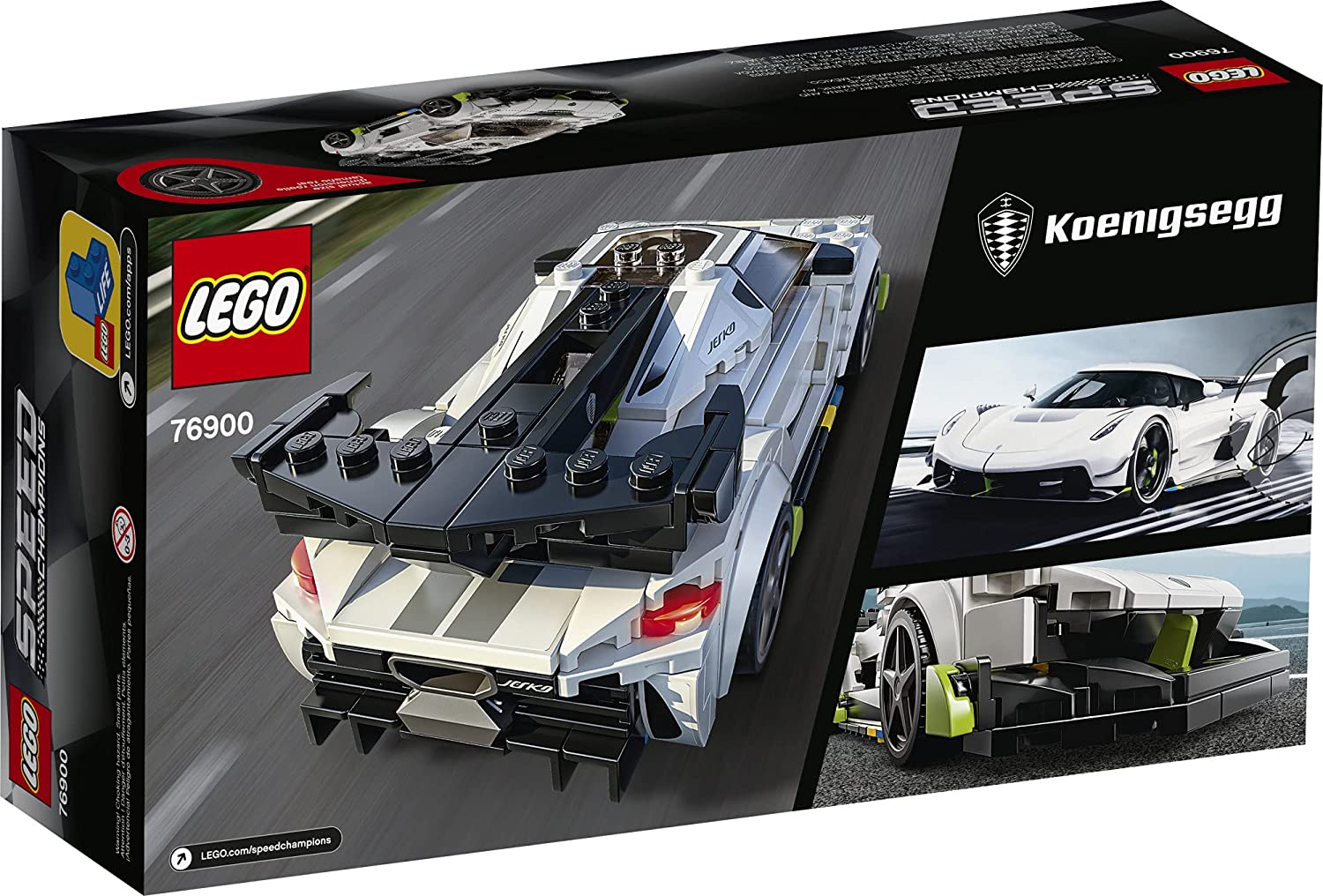 LEGO Speed Champions Koenigsegg Jesko 76900 Building Kit - Image 3